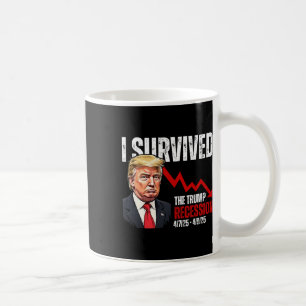 Caneca De Café Eu Sobrevivi À Recessão Trump 4725 4925