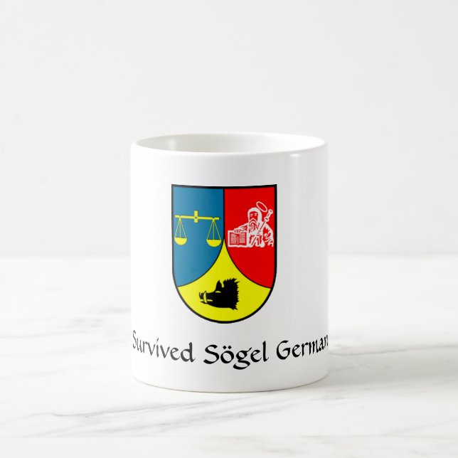 Caneca De Café Eu sobrevivi ao copo de Sögel Alemanha (Centro)