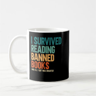 Caneca De Café Eu Sobrevivi Ao Ler Livros Banidos Em Livraria