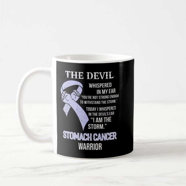 Caneca De Café Eu Sou A Consciência Do Cancer De Estômago (Esquerda)