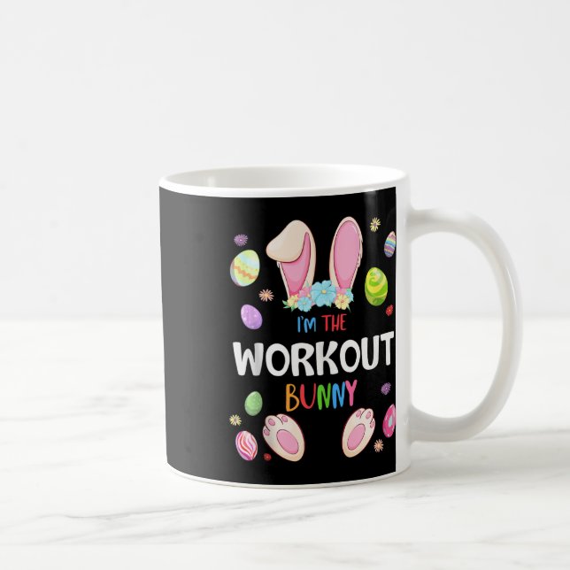Caneca De Café Eu Sou a Festa de Páscoa do Coelho de Treino Combi (Direita)
