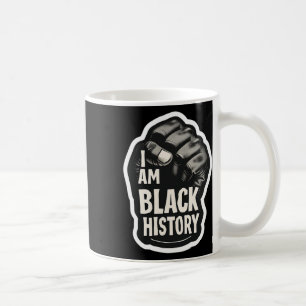 Caneca De Café Eu Sou a História Negra Mês do Orgulho Africano