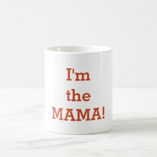 Caneca De Café Eu sou a mamãe (Centro)