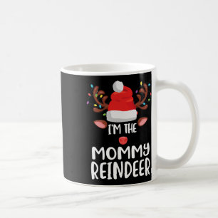 Caneca De Café Eu sou a Mamãe das renas que se combinam com a fam