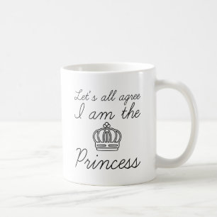 Caneca De Café Eu Sou A Princesa