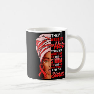 Caneca De Café Eu Sou a Tempestade Mulheres Negras Doenças Cardía