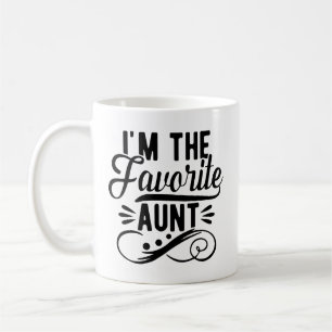 Caneca De Café Eu sou a tia favorita