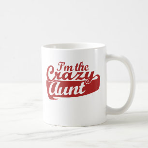 Caneca De Café Eu sou a tia louca