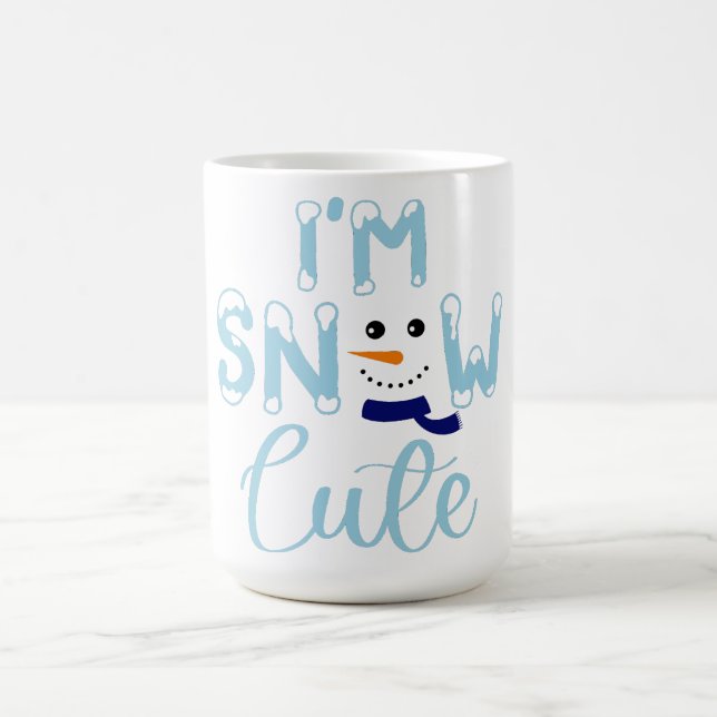 Caneca De Café Eu sou Boneco de Neve (Centro)