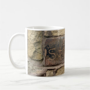 Caneca De Café "Eu sou colado" um outro tijolo na parede