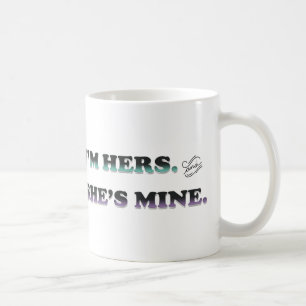 Caneca De Café Eu sou dela que é minha