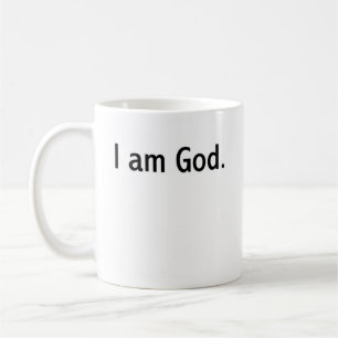 Caneca De Café Eu sou deus!
