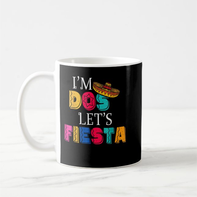 Caneca De Café Eu sou Dos Vamos Fiesta Taco 20 dias (Esquerda)