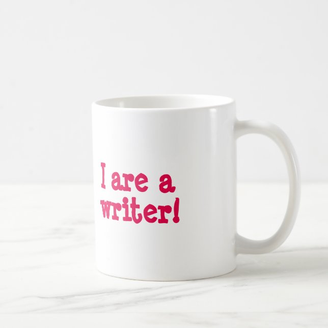 Caneca De Café Eu sou escritor! (Direita)