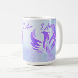 Caneca De Café Eu Sou Eu Sou Eu Sou Chama Violeta Pássaro de Fogo