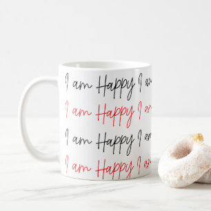 Caneca De Café Eu sou feliz