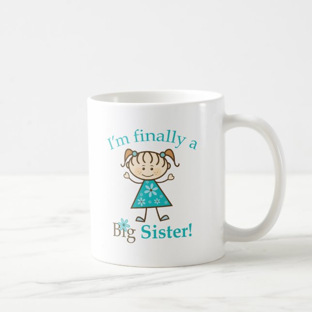 Caneca De Café Eu sou finalmente uma figura menina da vara da (Direita)