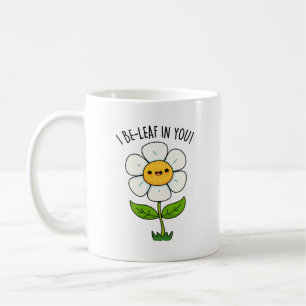 Caneca De Café Eu Sou Folha Em Seu Pun De Folha De Flor