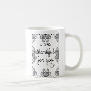 Caneca De Café Eu sou grato para você