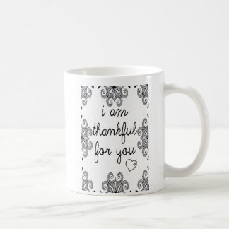 Caneca De Café Eu sou grato para você