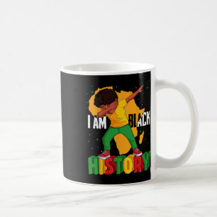 Caneca De Café Eu Sou História Negra Crianças Meninos Homens Mês