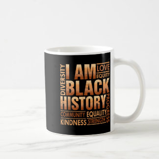 Caneca De Café Eu Sou História Negra Homens Afro-Americanos Menin