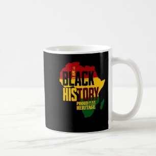 Caneca De Café Eu Sou História Negra Orgulhoso Da Nossa Herança C