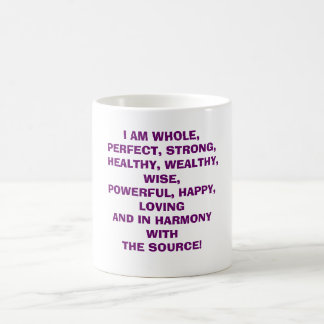 CANECA DE CAFÉ EU SOU INTEIRO, PERFEITO, FORTE, SAUDÁVEL, RICO,…