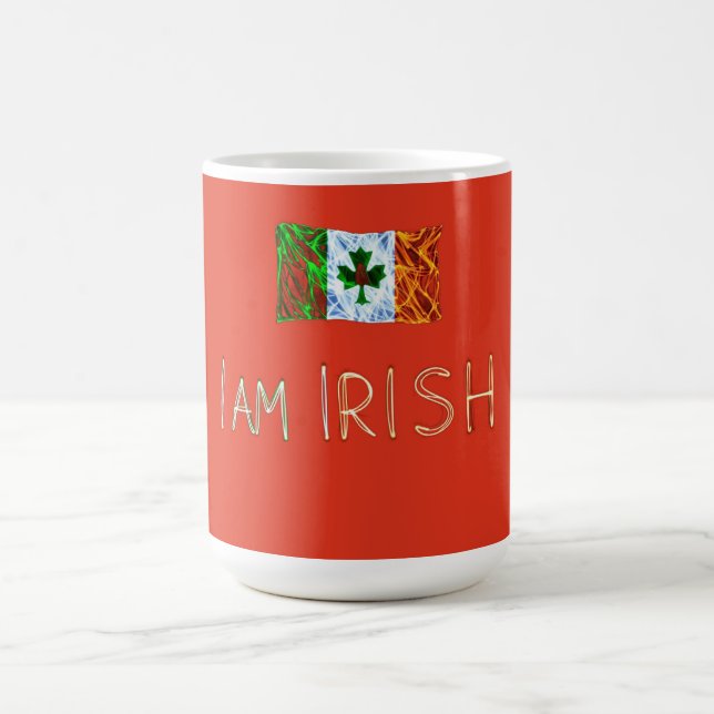 Caneca De Café Eu sou irlandês (Centro)