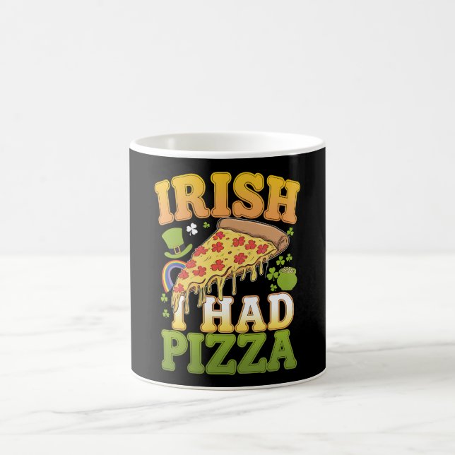 Caneca De Café Eu sou Irlandês Eu Comi Pizza Dia de São Patrício  (Centro)