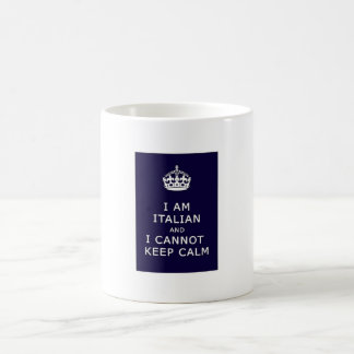 Caneca De Café Eu sou italiano e eu não posso manter a calma