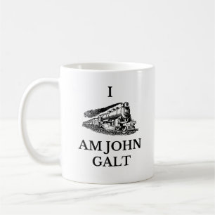 CANECA DE CAFÉ EU SOU JOHN GALT