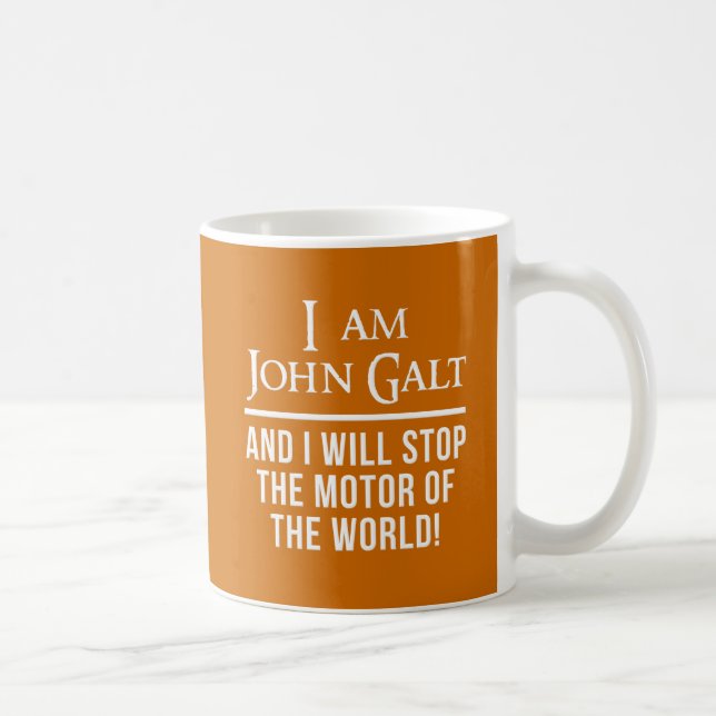 Caneca De Café Eu sou John Galt (Direita)