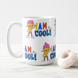 Caneca De Café Eu sou legal sorvete