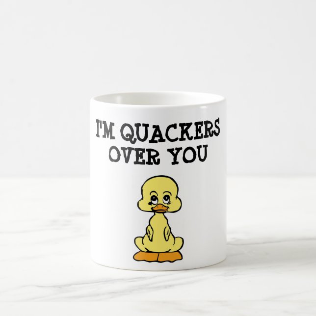 CANECA DE CAFÉ "EU SOU MAIS RÁPIDO QUE VOCÊ", DUCK (Centro)