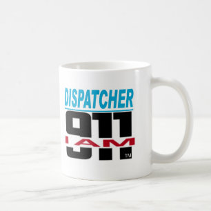 Caneca De Café Eu sou material de 911 logotipos para o fogo, EMS,