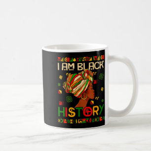 Caneca De Café Eu Sou Mês da História Negra Afro-Americano Para M