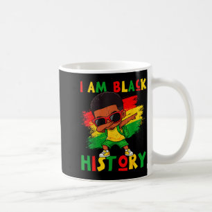 Caneca De Café Eu sou mês da história negra menino melanina negra
