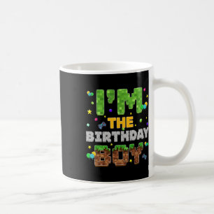 Caneca De Café Eu sou o Aniversário da Festa de Jogadores de Pixe