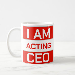 Caneca De Café Eu sou o CEO