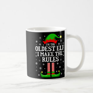 Caneca De Café Eu Sou O Elfo Mais Velho Natal Divertido Família C