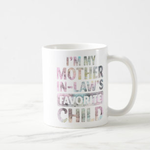Caneca De Café Eu Sou o Filho Favorito da Minha Sogra Vintage Fam