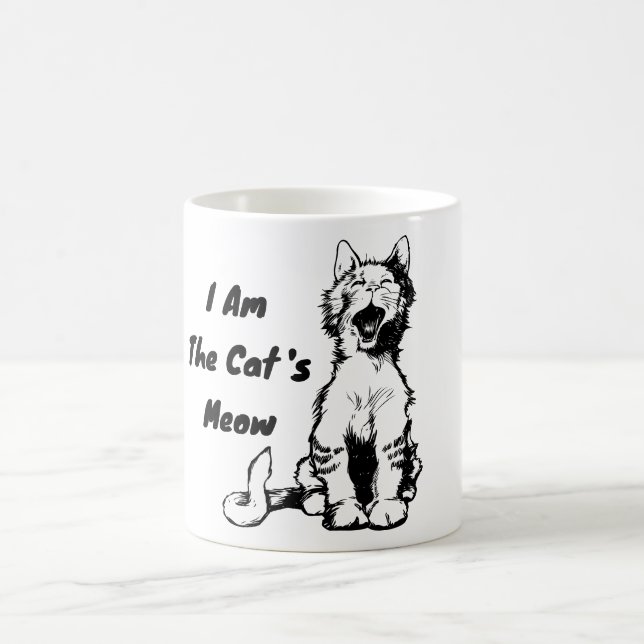 Caneca De Café Eu sou o gato magricela. (Centro)