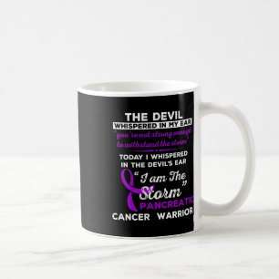 Caneca De Café Eu Sou O Guerreiro Do Câncer de pâncreas De Tempes