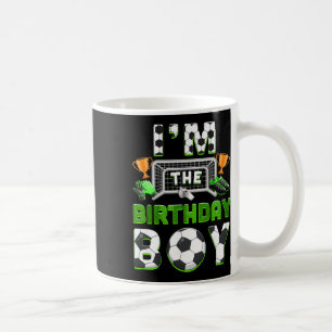 Caneca De Café Eu Sou O Menino Do Aniversário Família De Futebol
