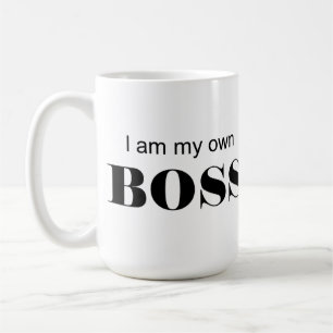 Caneca De Café Eu sou o meu chefe!