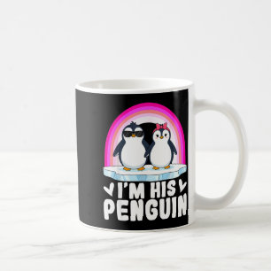 Caneca De Café Eu sou o pinguim dela Casal Correspondente Amor no