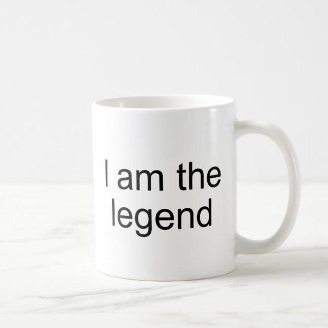 Caneca De Café Eu sou o produto do oficial da legenda (Direita)