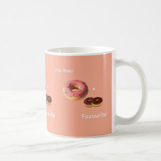 Caneca De Café Eu sou o seu favorito - Design de Rosquinha