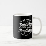 Caneca De Café Eu sou o Solteiro do noivo Padrinho de casamento d<br><div class="desc">Eu sou o Solteiro do noivo Padrinho de casamento de noivos</div>